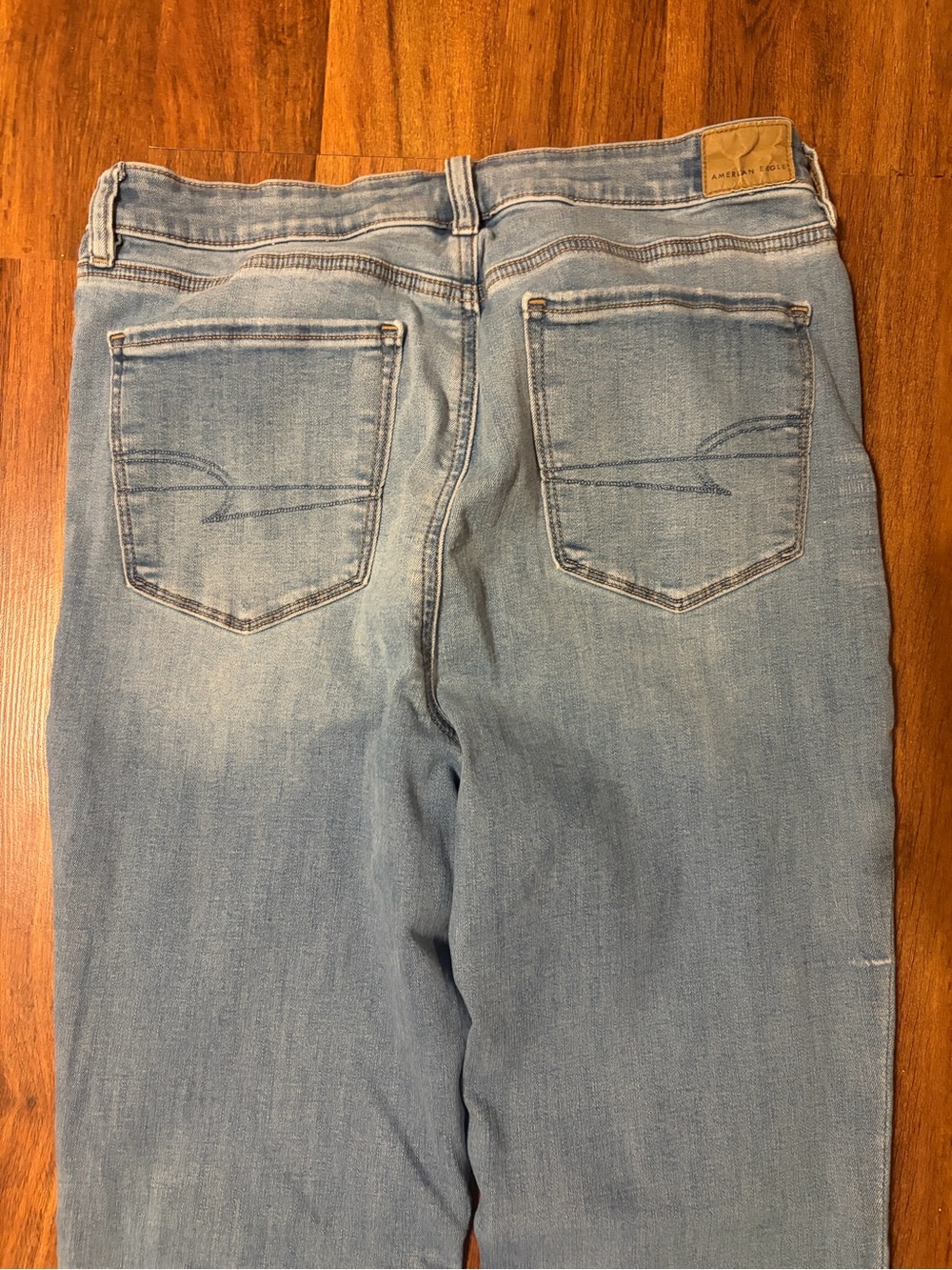 American Eagle Outfitters Light Blue Flare Jeans - Picture 5 of 6